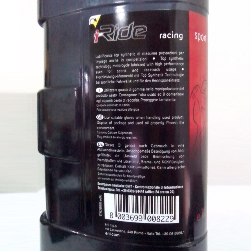 eni i-Ride racing 4T 5W-40 頂級合成機油 (原Agip) 機車
