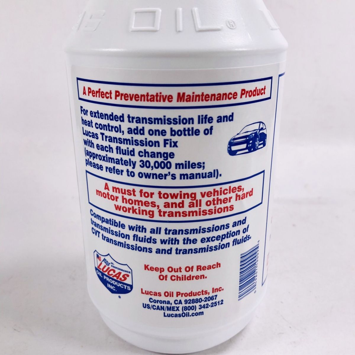 LUCAS TRANSMISSION FIX 變速箱修復油精 710ml機油倉庫商務平台