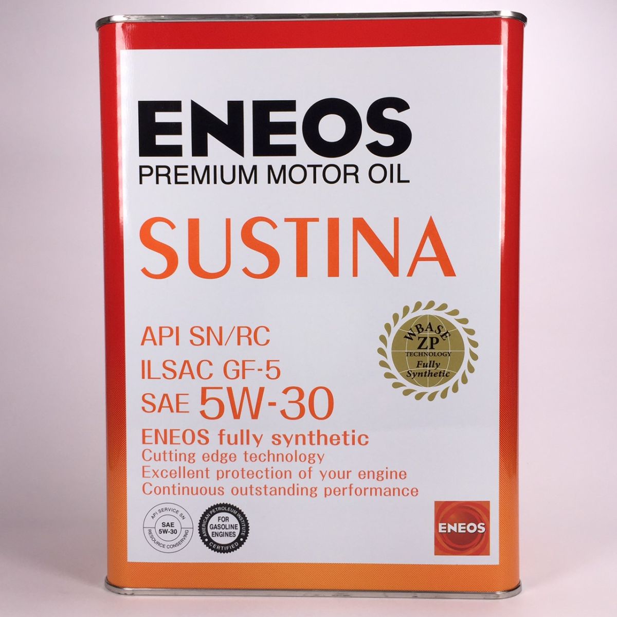 ENEOS SUSTINA 5W-30 全合成機油 4L 鐵桶 日本