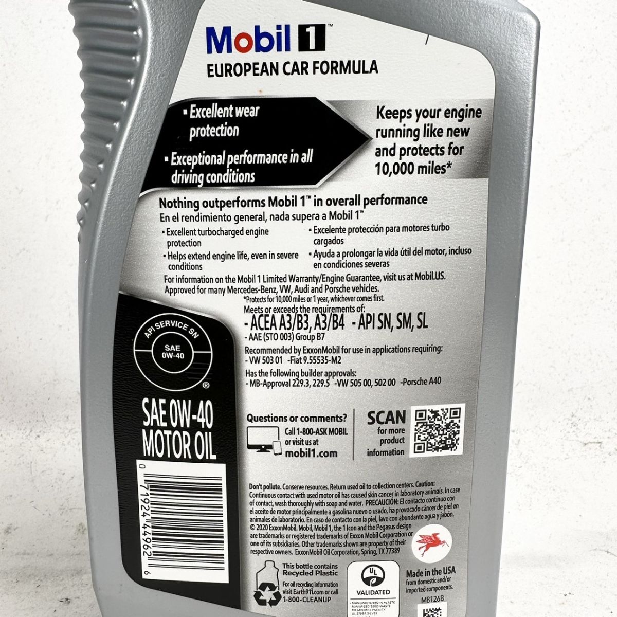 Mobil (台灣公司貨) 0w-40全合成機油