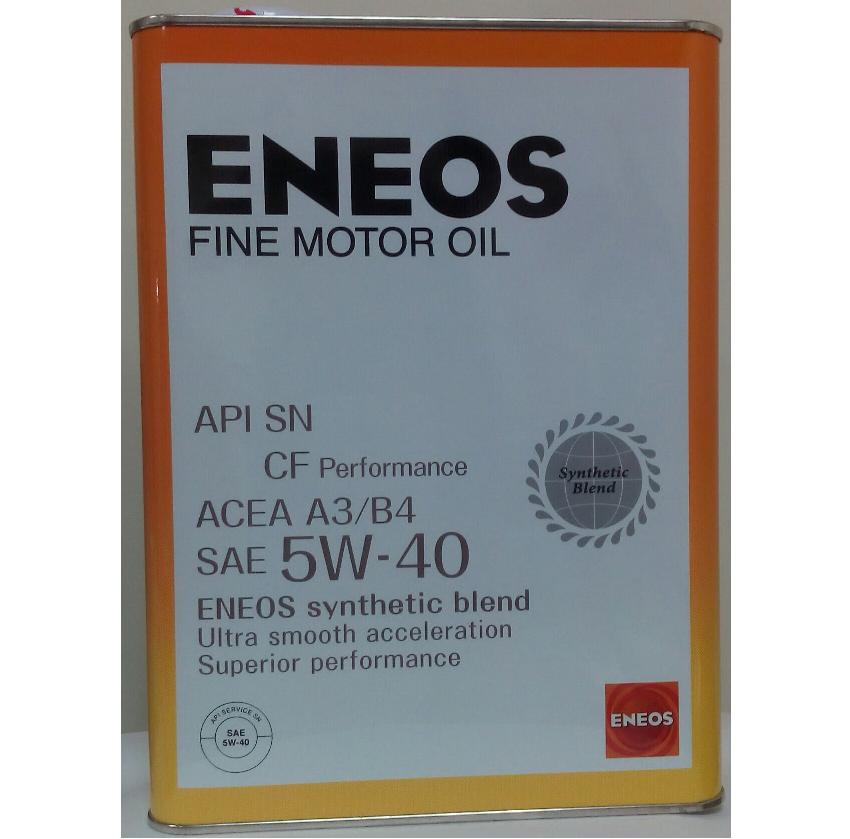 ENEOS FINE SAE 5W-40 合成機油 4公升 鐵桶 日本